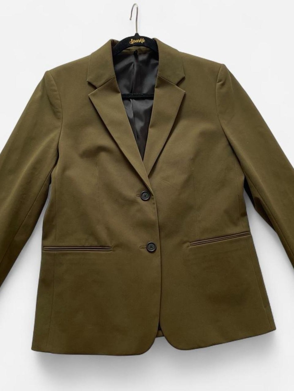 Helmut Lang Olive Green Women's Tailored Blazer size 10